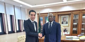 الجوهري يشكر وزير خارجية غينيا على دعم الترشيحات المصرية في المحافل الإقليمية