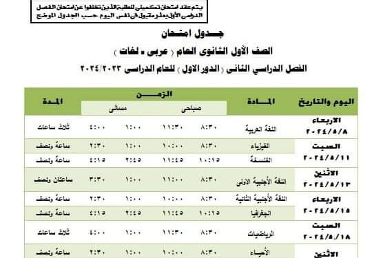 إلغاء امتحانات 4 طلاب بالصف الأول الثانوى بالجيزة