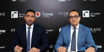 «ڤودافون» و«الرياض» توقعان اتفاقية لتقديم خدمات الاتصالات المتكاملة في Peerage القاهرة الجديدة