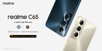يعد realme C65 الأول في فئته بتقنية شحن بقوة 45 وات وأداء متميز