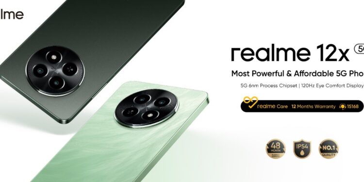 ريلمي تستعد لإطلاق realme 12x الأفضل في الفئة الاقتصادية مع تقنية 5G