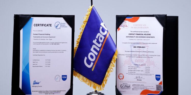 كونتكت تحصل على شهادتي أيزو في الحوكمة والبيئة