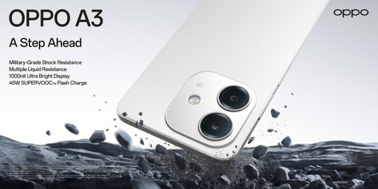 اطلاق هواتف OPPO A3 و OPPO A3x مع أداء فائق القوة