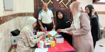 جامعة مدينة السادات تطلق قافلة طبيه ضمن المبادرة الرئاسية للتنمية البشرية