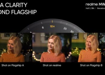 ريلمي تطلق أول هاتف في العالم يتغير لونه استجابة للبرودة