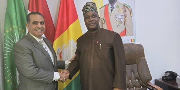 “حبيب” يبحث مع سفير غينيا زيادة الاستثمارات في الأدوية والطرق والكباري والعقارات