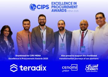 “تيرادكس” المصرية تتأهل للقائمة القصيرة لجوائز CIPS للتميز في المشتريات وسلاسل التوريد
