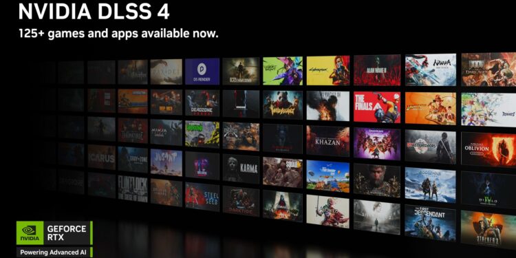 لعشاق الالعاب الالكترونية  NVIDIA تُوسع دعم “DLSS 4” الى 125 لعبة
