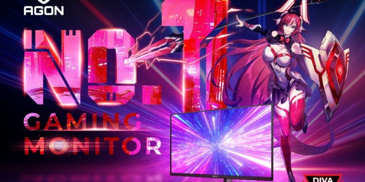 علامة AGON من AOC تُتوج كأفضل علامة تجارية لشاشات الألعاب للسنة السادسة على التوالي