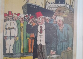 معرض في معهد ثربانتس بالقاهرة يُعيد اكتشاف أول ريشة كاريكاتير في الصحافة “خوان سينتيس”