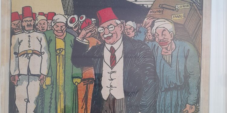 معرض في معهد ثربانتس بالقاهرة يُعيد اكتشاف أول ريشة كاريكاتير في الصحافة “خوان سينتيس”