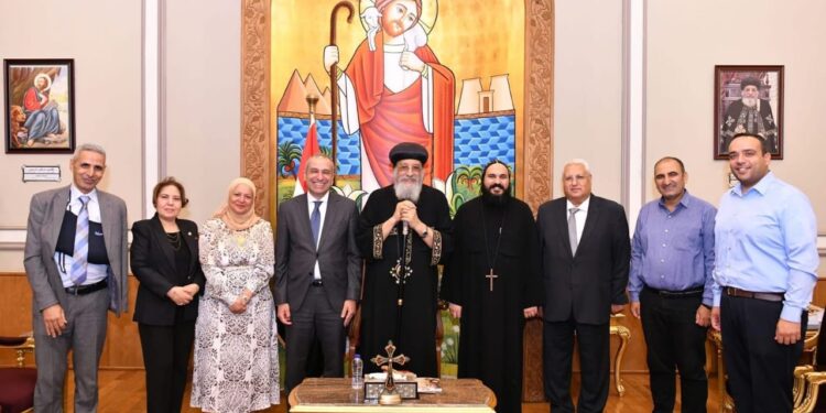 رئيس البنك الزراعي يلتقي البابا تواضروس لتعزيز التعاون والتوسع في تمويل مشروعات الأديرة