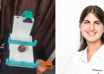 فتاه عربيه تبتكر جهاز يعمل بتقنيات الذكاء الاصطناعي لفرز النفايات تلقائياً