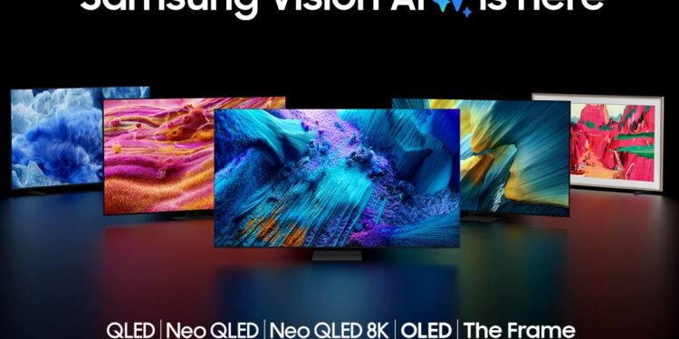 سامسونج تطلق الحجز المسبق لسلسلة تلفزيونات 2025 الجديدة