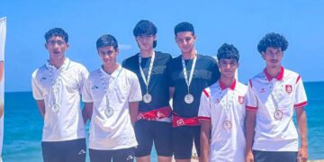 أبطال النادي المصري يحصدون ذهب بطولة أفريقيا للتجديف الشاطئي بالجزائر