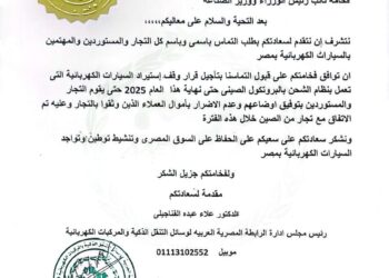 قلق بسبب قرارات فرضت على السيارات الكهربائية “صينية البروتوكولات”