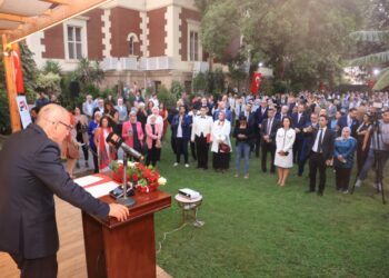 الاحتفال بيوم الجيش للجمهورية تركيا في القاهرة