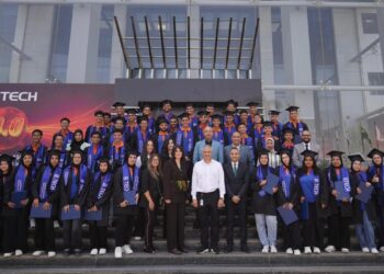 الاحتفال بتخرج الدفعة الثالثة من طلاب مدرسة بى تك للتكنولوجيا التطبيقية 2025