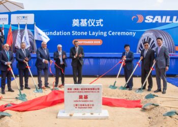 وضع حجر أساس مصنع سايلون الصينية لإطارات السيارات بالسخنة باستثمارات مليار دولار