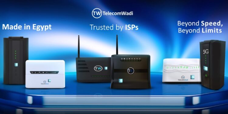 “تيليكوم وادي” تبدأ أعمال تصنيع الأجهزة الطرفية ” الراوتر” في مصر