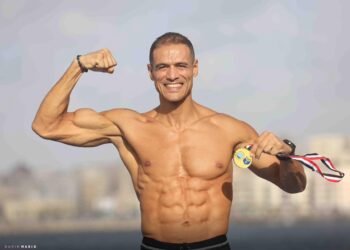السبّاح المصري الدولي وليد أحمد يشارك في بطولة العالم للسباحة بالزعانف بالعلمين