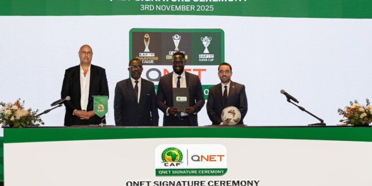 الاتحاد الإفريقي لكرة القدم وكيونت يجددان شراكتهما لموسم 2025/2026 من مسابقات الأندية