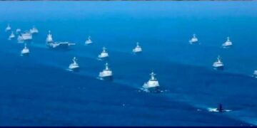 مناورات حرب مشتركة بين ايران والصين وروسيا