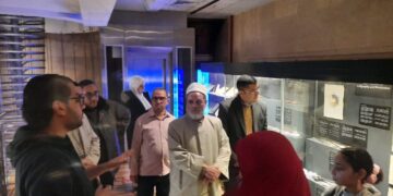 وفد مجمع البحوث الإسلامية في ضيافة متحف دار الكتب والوثائق القومية