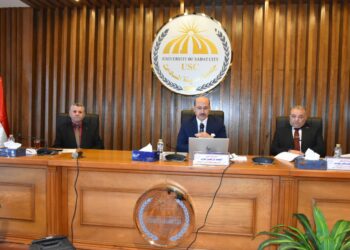 “عزب” يترأس اجتماع مجلس جامعة مدينة السادات