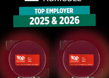 “كريدي اجريكول” يحصل على شهادة “أفضل جهة عمل” عن 2025 و2026