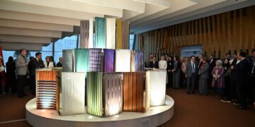 افتتاح معرض “أطلس النسيج التركي” في مقر المجلس الأوروبي بفرنسا