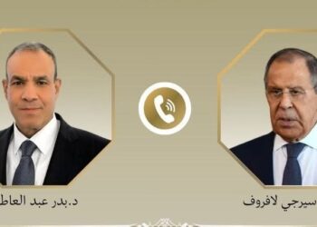 وزير الخارجية يبحث مع نظيره الروسي جهود خفض التصعيد بالإقليم