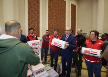 مساعدات نقدية وعينية لـ 500 فلسطينيي بمناسبة رمضان