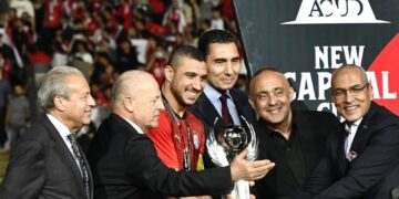 وزير الرياضة يشهد تتويج منتخب مصر بكأس العاصمة بعد الفوز على روسيا