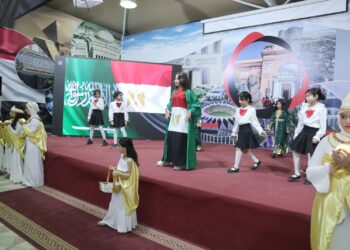 طلاب المسار المصري بالرياض يقدمون “ملحمة مصرية سعودية فرعونية”