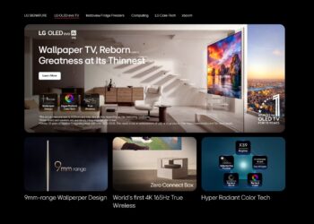 اطلاق سلسلة OLED W6 من “إل جي” في مصر