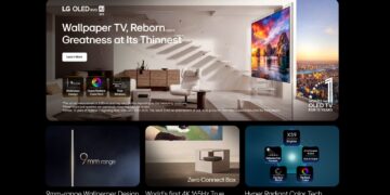 اطلاق سلسلة OLED W6 من “إل جي” في مصر