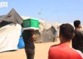 توزيع سلال غذائية لدعم الأمن الغذائي في خان يونس بقطاع غزة