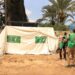 مخيم جديد لإيواء النازحين في دير البلح وسط قطاع غزة