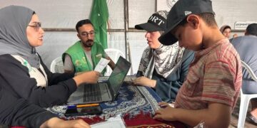 بدء تسجيل الطلبة في “مدرسة مكة” بجنوب غزة بدعم من مركز “سلمان للإغاثة”