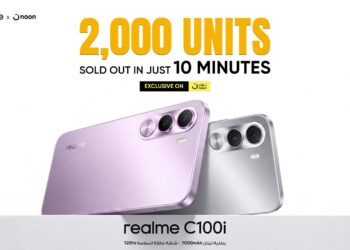 بيع 2000 وحدة من realme C100i على موقع نون في 10 دقائق