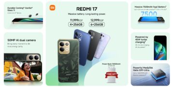 “شاومي” تعزز محفظتها من الهواتف الذكية بإطلاق Redmi 17 ” في مصر