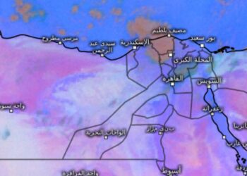 سقوط أمطار على مناطق من السواحل الشمالية الغربية وشمال الوجه البحري