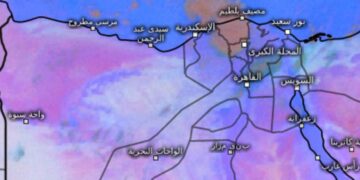 سقوط أمطار على مناطق من السواحل الشمالية الغربية وشمال الوجه البحري
