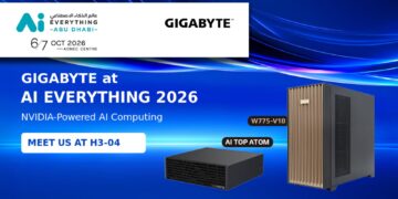 شركة GIGABYTE تستعرض حلول الذكاء الاصطناعي في AI Everything Abu Dhabi 2026