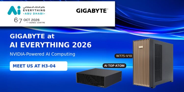 شركة GIGABYTE تستعرض حلول الذكاء الاصطناعي في AI Everything Abu Dhabi 2026