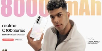 سلسلة realme C100 تصل ببطارية 8000 mAh تحت شعار «8000 mAh Durable Champion»